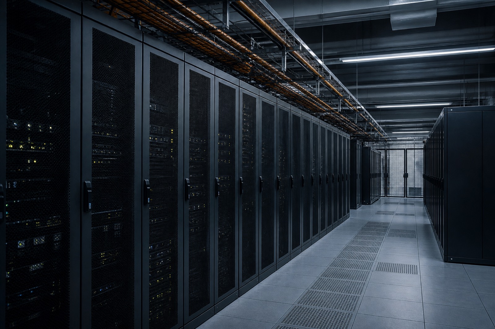 Data-center racks and infrastructure cabling